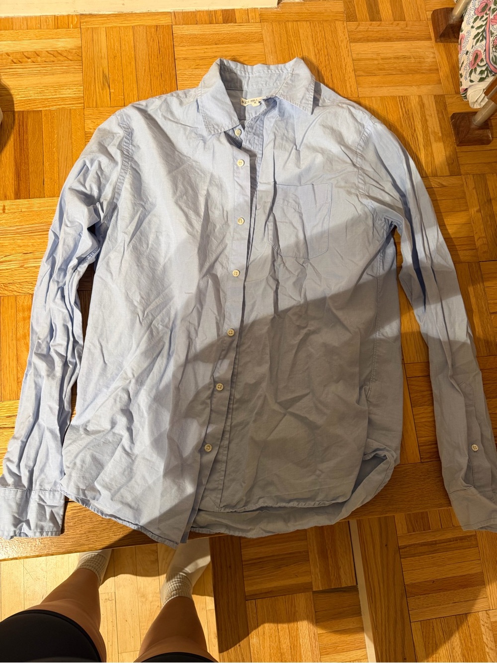 Light Blue Men's Button-Down Shirt